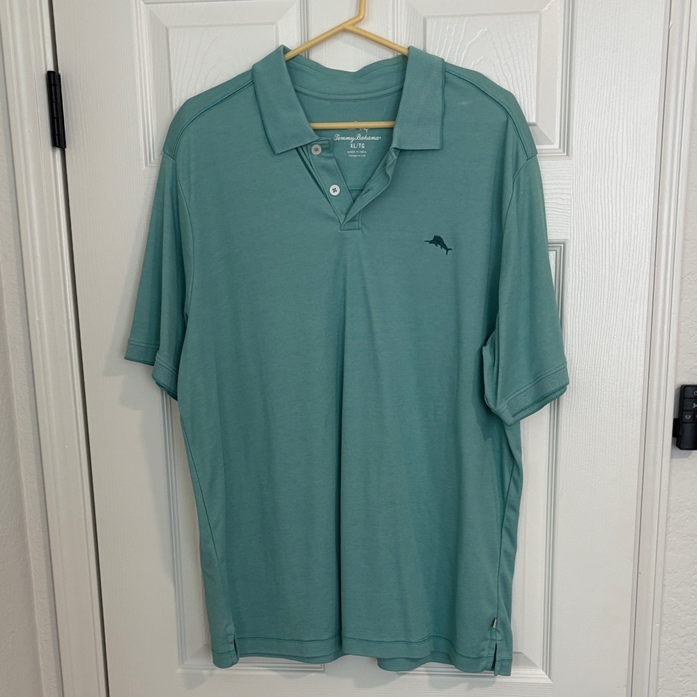 Tommy Bahama Men's Teal Polo Shirt